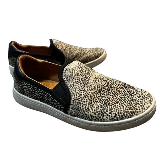 Ugg Animal Fur Print Low Rise Sneakers Sz 5 Womens Tan & Black Flats 1019218 - Picture 11 of 16